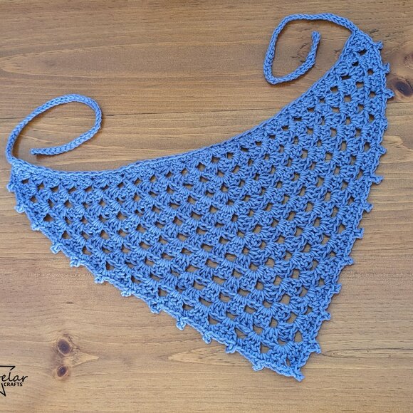 Crochet Handmade Bandana - Picture 6 of 9